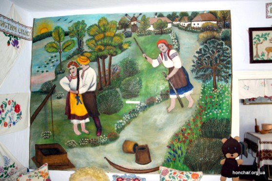 Картина "Наталка-Полтавка"(Л.Заходяченко). Дві картини - єдини що лишилося від хати